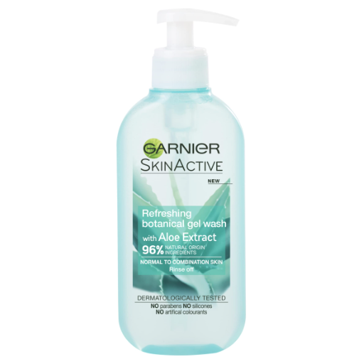 Garnier Natural Aloe Extract Gel Wash for Normal Skin 200ml