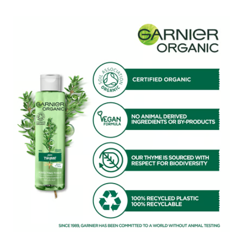 Garnier Organic Thyme Toner 150ml