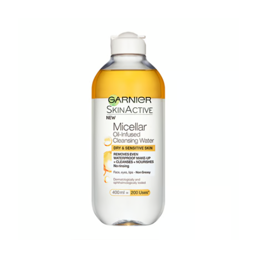 Garnier Micellar Water Oil Infused Facial Cleanser and Makeup Remover 400ml