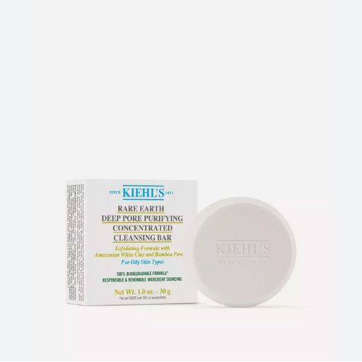 Kiehl's Rare Earth Deep Pore Detoxifying Concentrated Cleansing Bar 100g