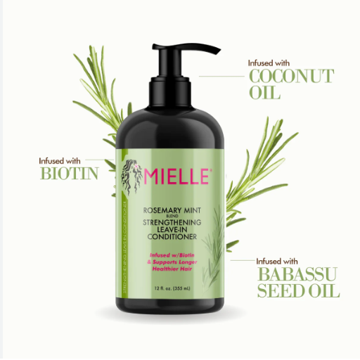 Mielle Rosemary Mint Strengthening Leave-In Conditioner 355ml