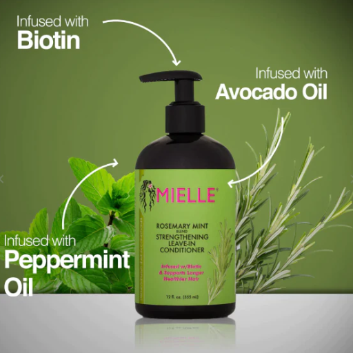 Mielle Rosemary Mint Strengthening Leave-In Conditioner 355ml