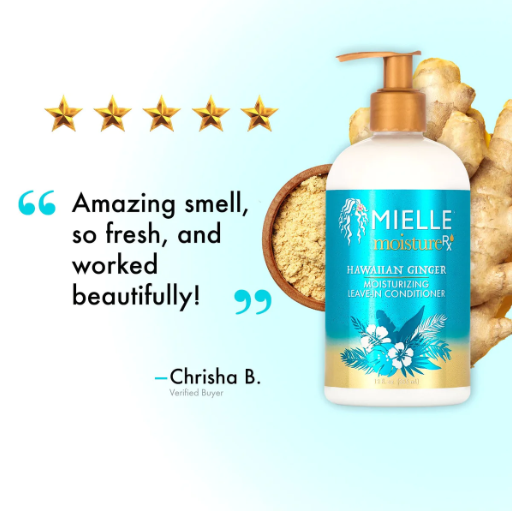 Mielle Moisture RX Hawaiian Ginger Leave In Conditioner 355ml