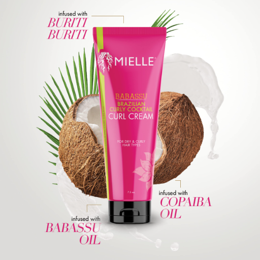 Mielle Organics Babassu Brazilian Curly Cocktail Cream 213g