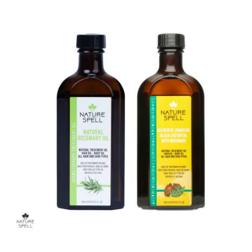 Nature Spell Rosemary Oil for Hair Fusion Set Duo