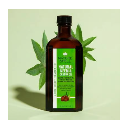 Nature Spell Neem & Castor Oil For Hair & Body 150ml