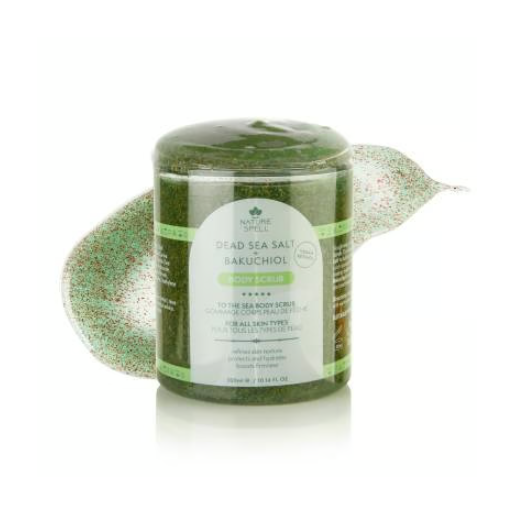 Nature Spell Dead Sea Salt & Bakuchiol Body Scrub 300ml