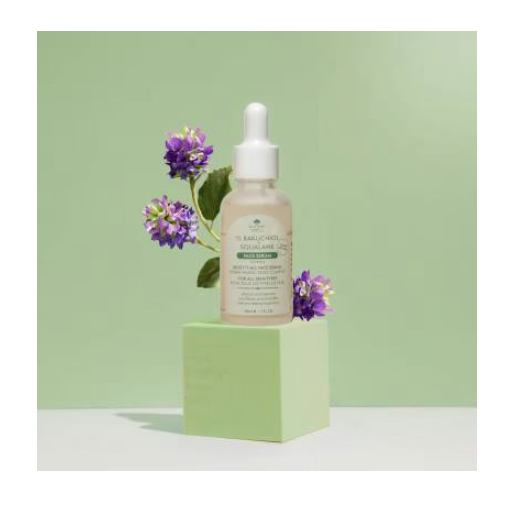 Nature Spell 1% Bakuchiol + Squalane - Reset It All Face Serum (Vegan Retinol) 30ml