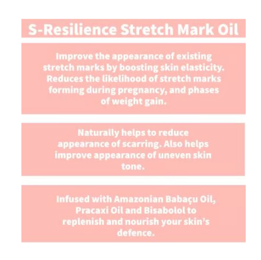 Nature Spell S-Resilience Stretch Marks Oil 100ml