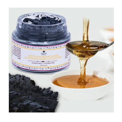 Nature Spell Activated Charcoal & Honey Purifying Face Mask 100ml