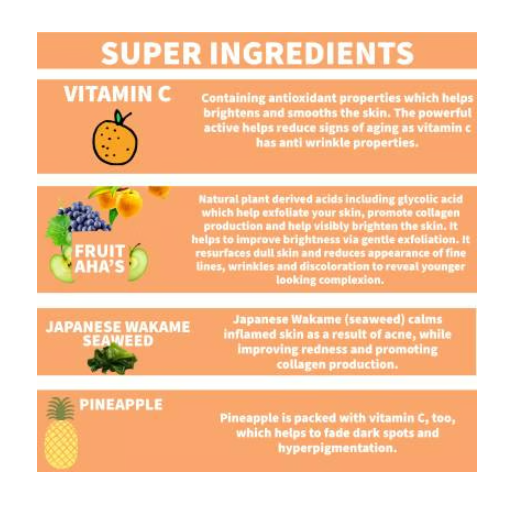 Nature Spell Vitamin C & Pineapple Glow Up Face Cream 100ml