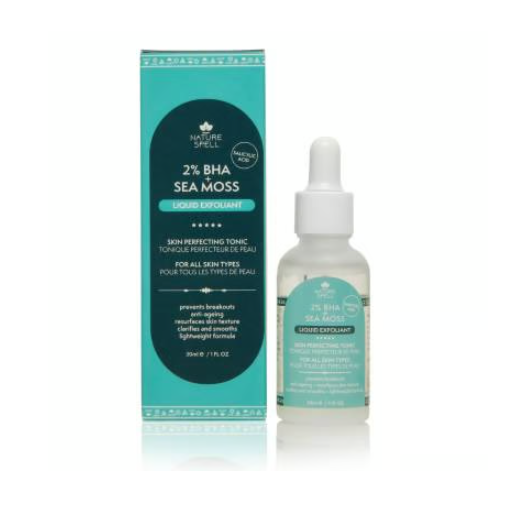 Nature Spell 2% BHA + Sea moss Liquid Exfoliant (Salicylic Acid) – Skin Perfecting Tonic 30ml