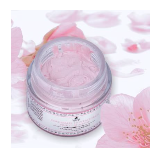 Nature Spell Australian Pink Clay & Rose Pore Perfection Face Mask 100ml