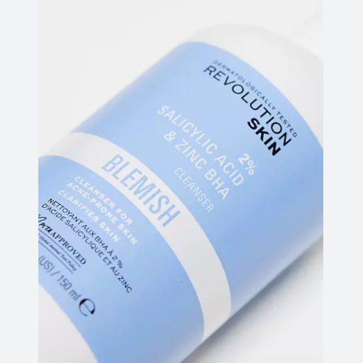 Revolution Skincare % Salicylic Acid & Zinc BHA Anti Blemish Cleanser 150ml
