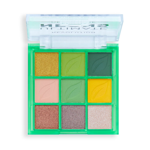 Revolution Makeup Neon Heat Eyeshadow Palette in Safari Green