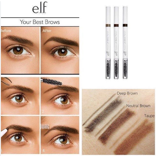 e.l.f. Cosmetics instant lift brow pencil - Deep Brown
