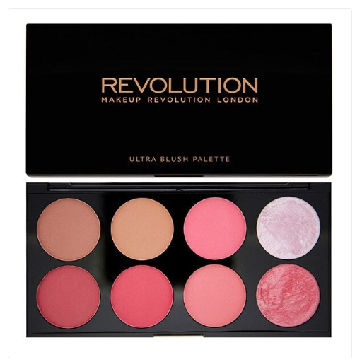 Makeup Revolution Ultra Blush Palette Sugar & Spice With Contour