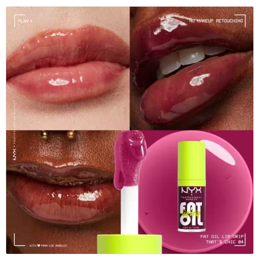 Nyx Professional Makeup Fat Oil Lip Drip Gloss - That's Chic