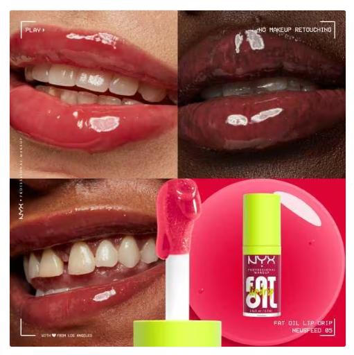 Nyx Professional Makeup Fat Oil Lip Drip Gloss - Newsfeed