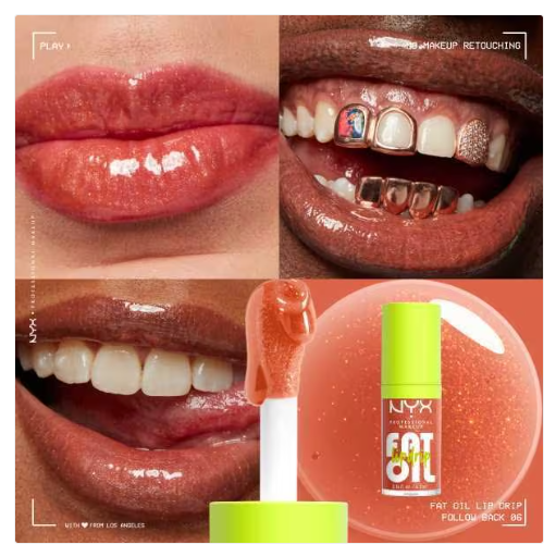 Nyx Professional Makeup Fat Oil Lip Drip Gloss - Follow Back
