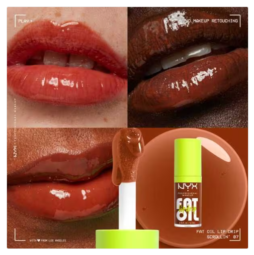 Nyx Professional Makeup Fat Oil Lip Drip Gloss - Scrollin