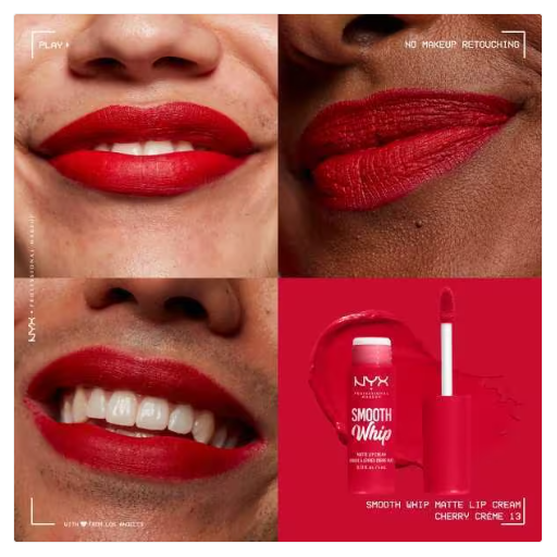 Nyx Professional Makeup Smooth Whip Lip Cream - Cherry Crème