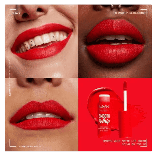 Nyx Professional Makeup Smooth Whip Lip Cream - Icing On Top