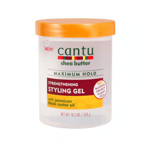 Cantu Shea Butter Maximum Hold Strengthening Styling Gel with Jamaican Black Castor Oil 524g