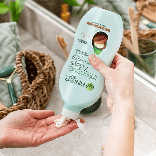 Garnier Intensive 7 Days Shea Butter Probiotic Extract Body Lotion Dry Skin 400ml