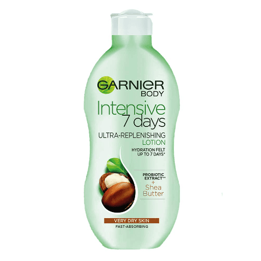 Garnier Intensive 7 Days Shea Butter Probiotic Extract Body Lotion Dry Skin 400ml