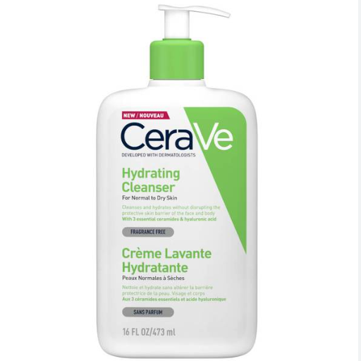 CeraVe Hydrating Cleanser with Hyaluronic Acid - Normal to Dry Skin 473ml