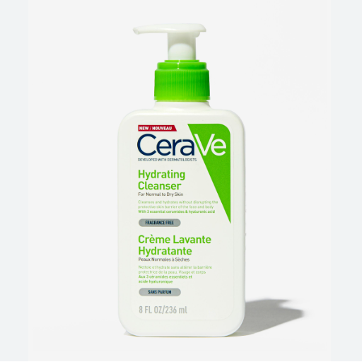 CeraVe Hydrating Cleanser with Hyaluronic Acid - Normal to Dry Skin 236ml