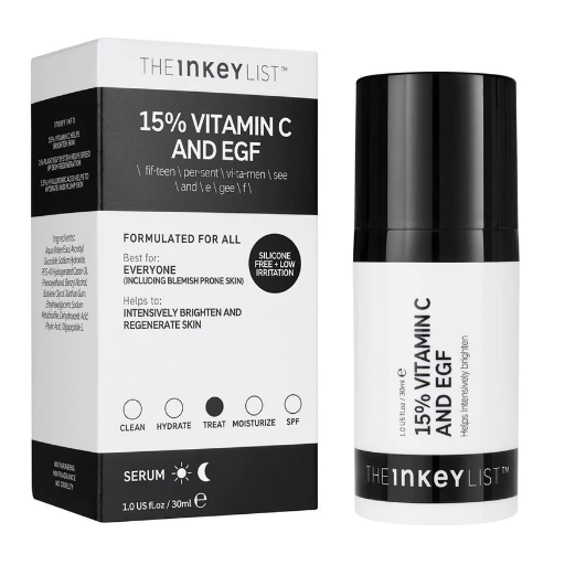 The INKEY List 15% Vitamin C And EGF Serum - 30ml