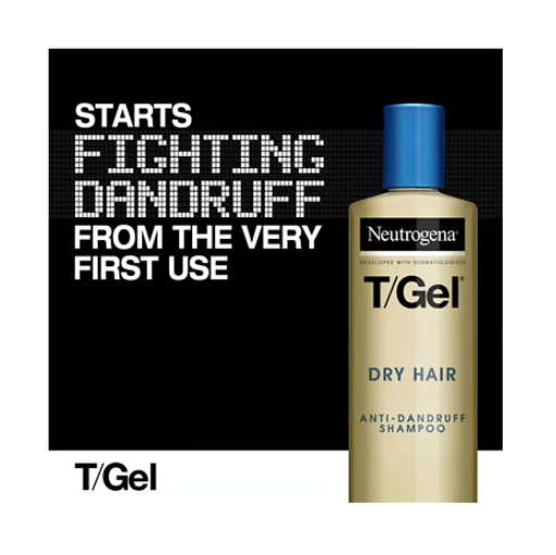Neutrogena T/Gel Anti-Dandruff Shampoo for Dry Hair 150ml