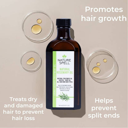 Nature Spell Rosemary Oil For Hair & Skin - 150ml
